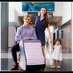 Wheeled Car Seat Backpack Carrier